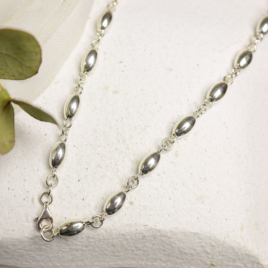 Sterling Silver Oval Chain