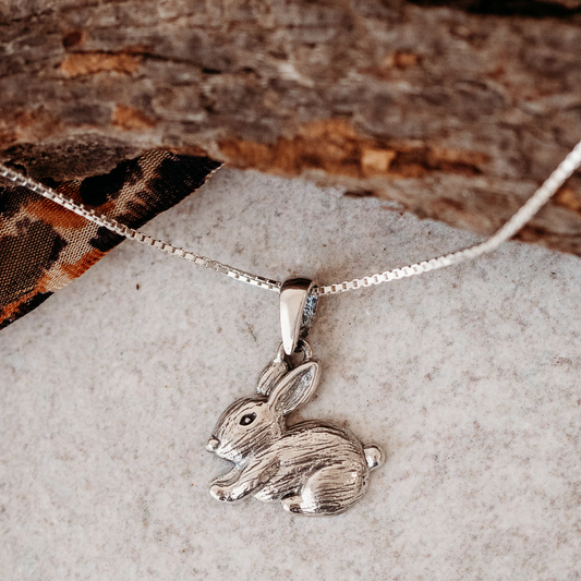 Sterling Silver Rabbit Pendant