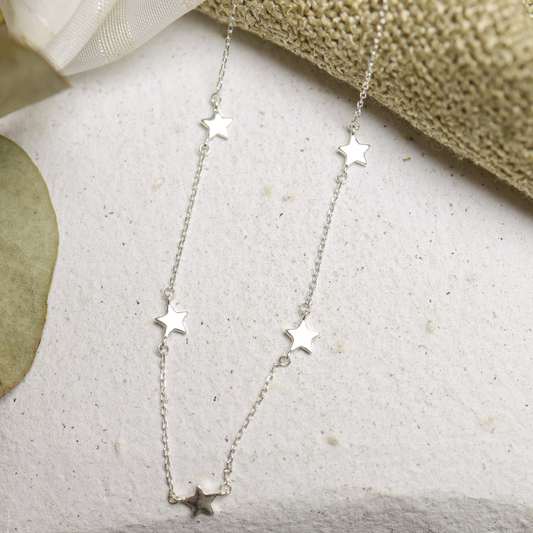 Sterling Silver Star Necklace