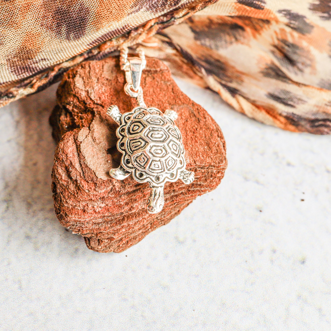 Sterling Silver Tortoise Pendant