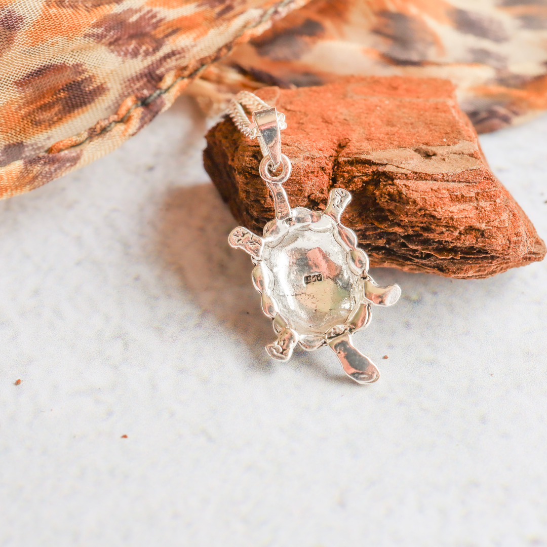 Sterling Silver Tortoise Pendant